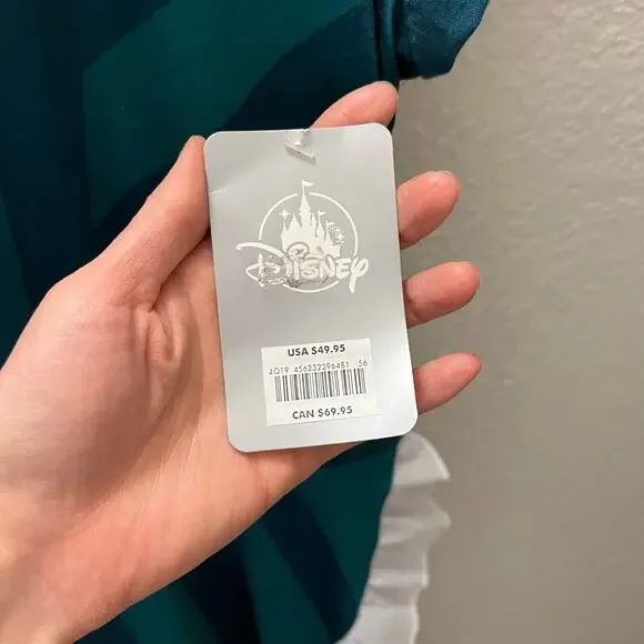 Disney Parks Haunted Mansion Maid Ghost Hostess Costume Dress Sz L Cosplay - Picture 7 of 7